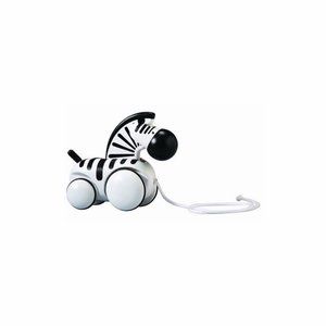 Plan Toys Pull Along Zebra - Brand New